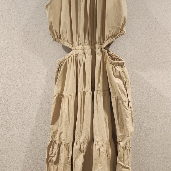 J. Crew Backless Tan Dress - Picture 2 of 4